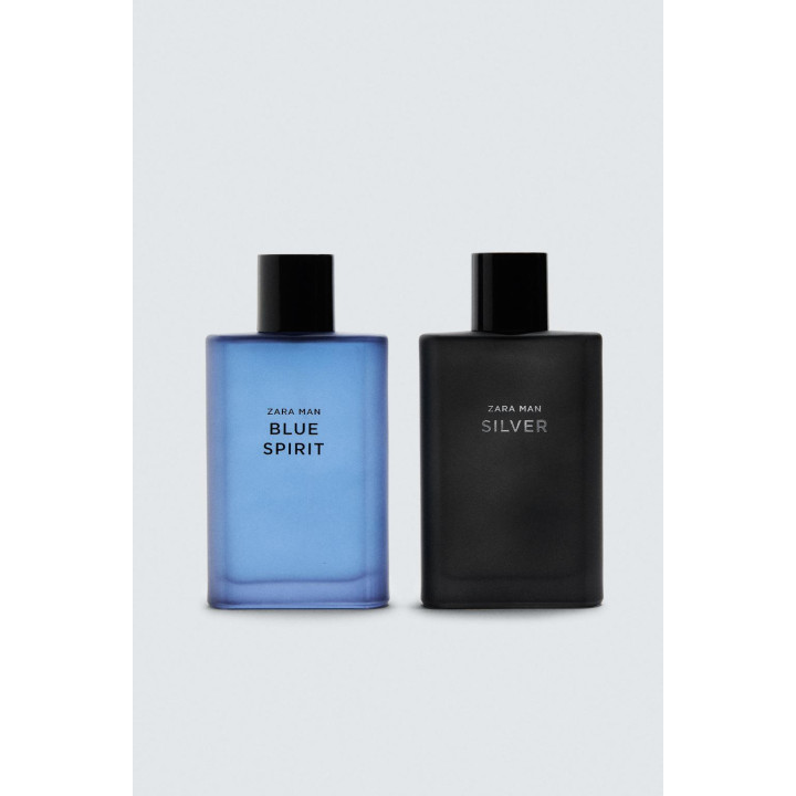 Набор парфюма ZARA MAN SILVER + ZARA MAN BLUE SPIRIT 2 X 90ML