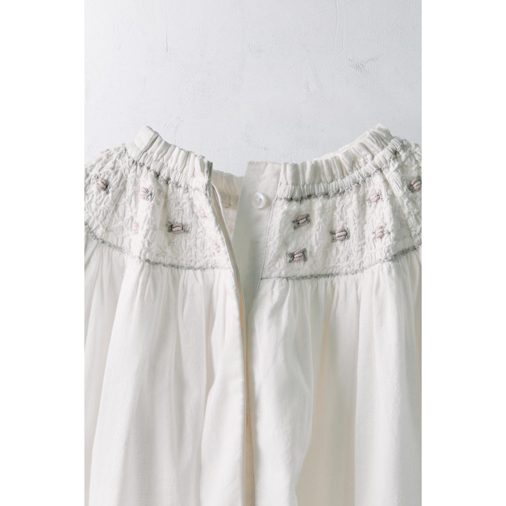 Платье limited edition с вышивкой цветочным узором